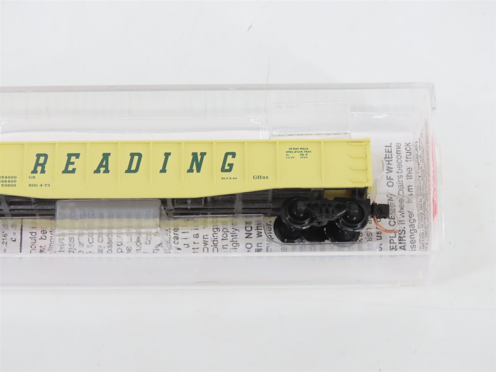 N Scale Micro-Trains MTL 46370 RDG Reading 50' Fishbelly Side Gondola #96316