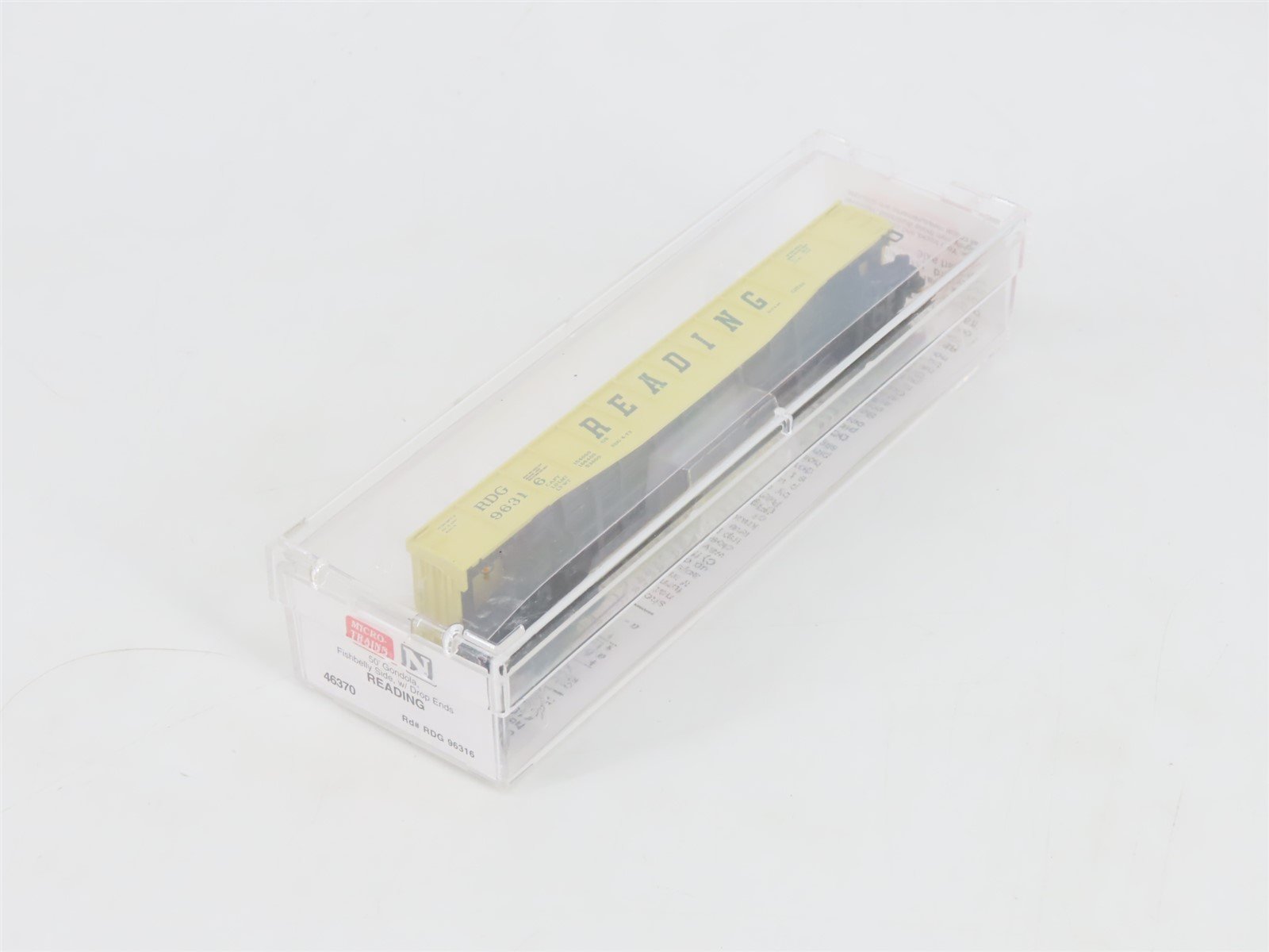 N Scale Micro-Trains MTL 46370 RDG Reading 50' Fishbelly Side Gondola #96316