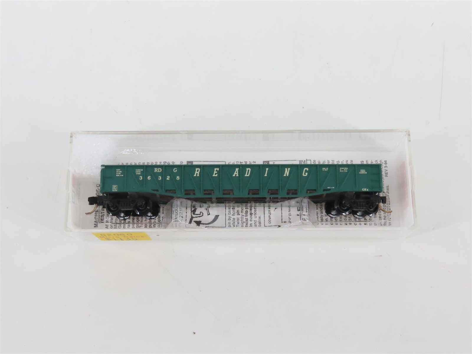N Scale Micro-Trains MTL 62060 RDG Reading 50' Composite Gondola #36328