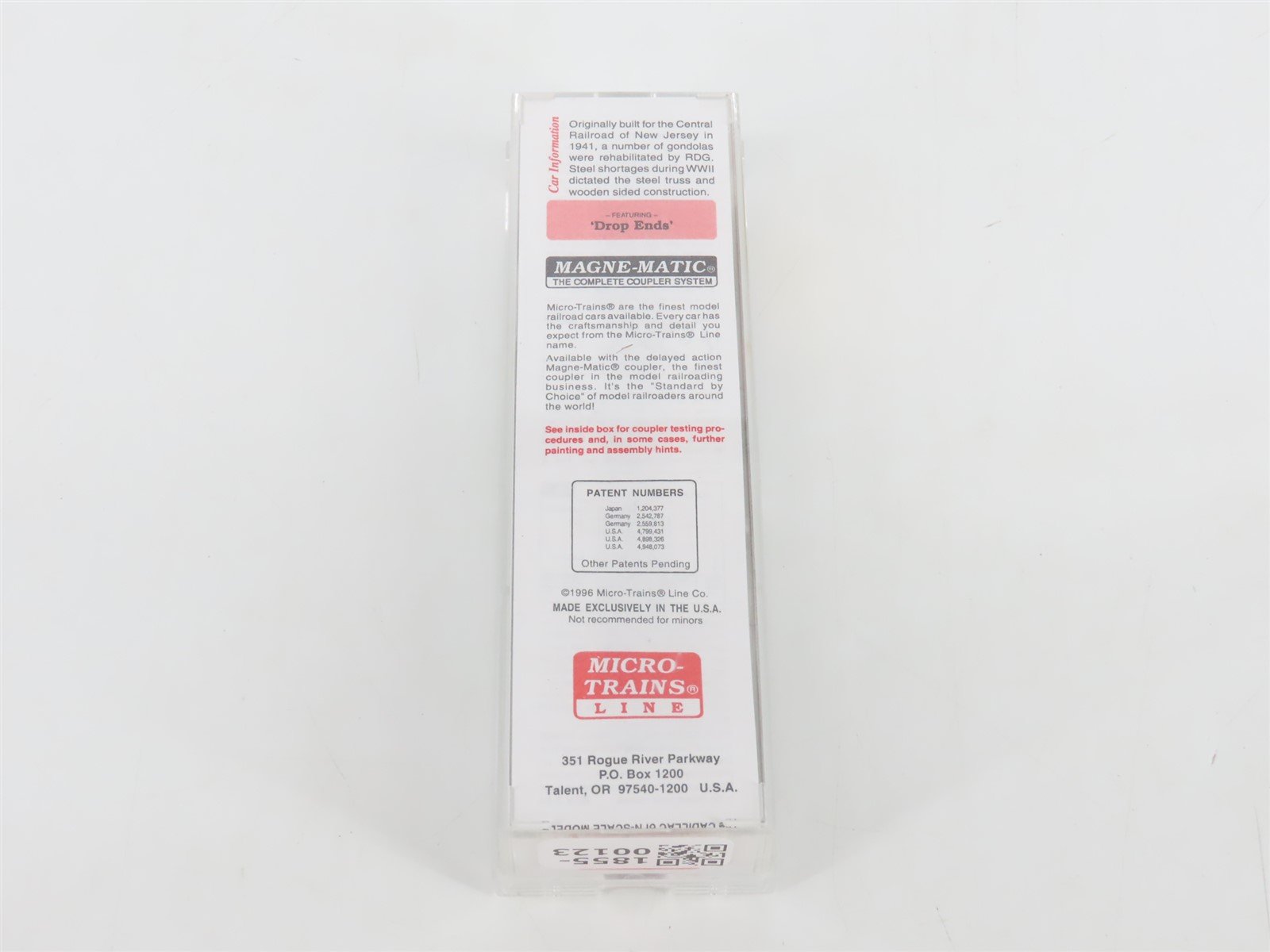N Scale Micro-Trains MTL 62060 RDG Reading 50' Composite Gondola #36328