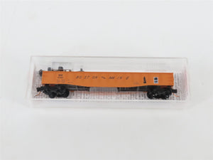 N Micro-Trains MTL 46180 BM Boston & Maine 50' Fishbelly Side Gondola #9066