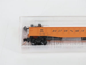 N Micro-Trains MTL 46180 BM Boston & Maine 50' Fishbelly Side Gondola #9066