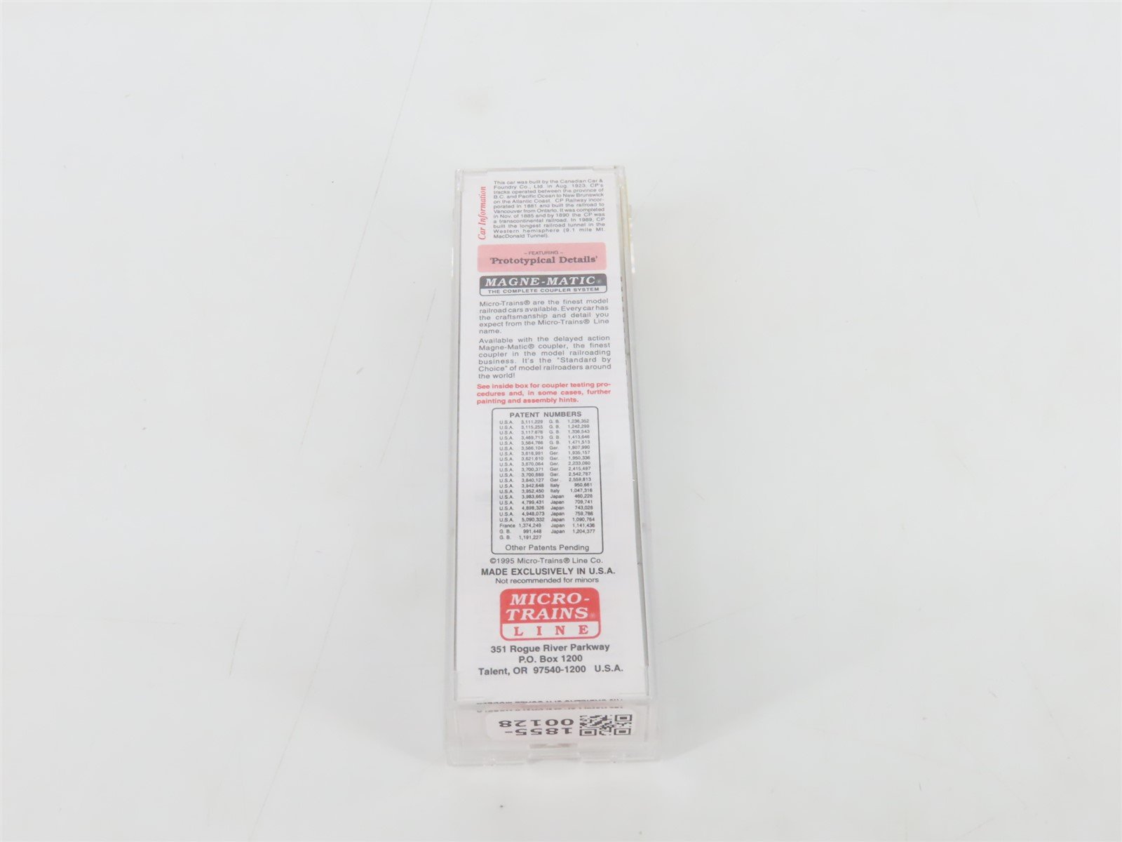 N Scale Micro-Trains MTL 44040 CP Canadian Pacific 50' Flat Car #300055