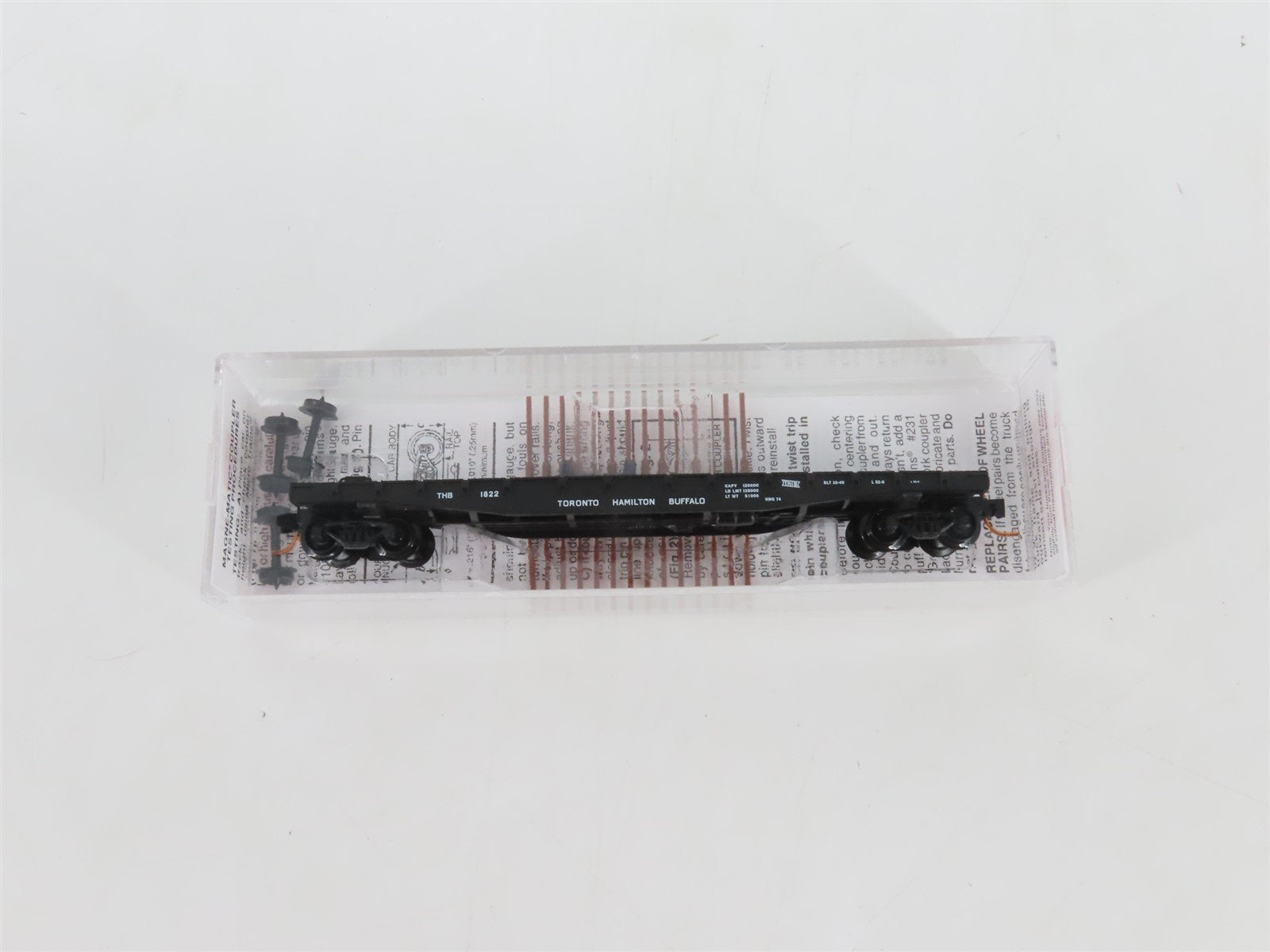 N Micro-Trains MTL 04500150 THB Toronto Hamilton & Buffalo 50' Flat Car #1822
