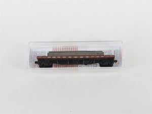 N Micro-Trains MTL 04400062 ATSF Santa Fe 50' Flat Car 90835 w/Steel Plate Load