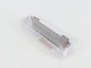 N Micro-Trains MTL 04400062 ATSF Santa Fe 50' Flat Car 90835 w/Steel Plate Load