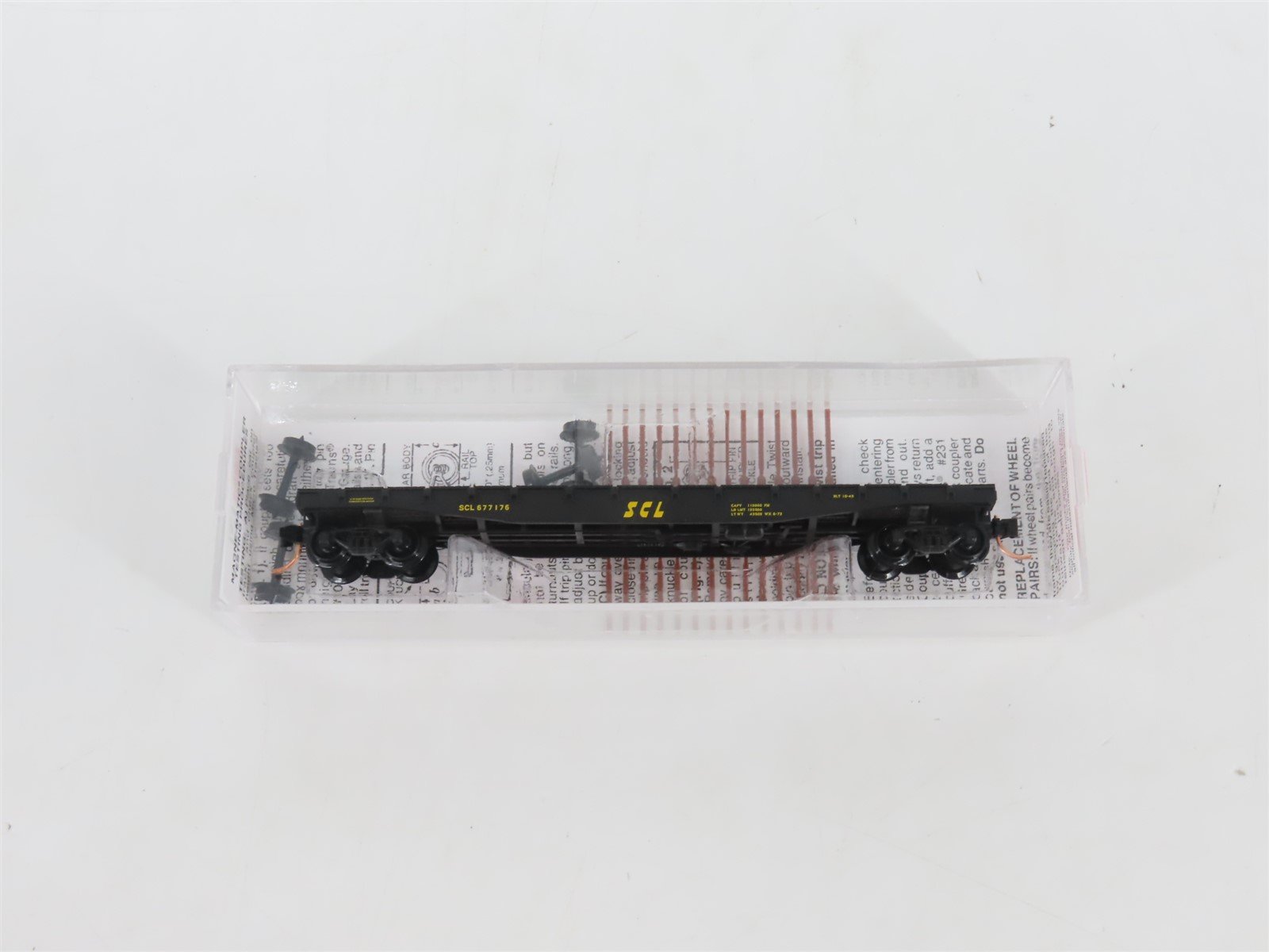 N Scale Micro-Trains MTL 45170 SCL Seaboard Coast Line 50' Flat Car #677176