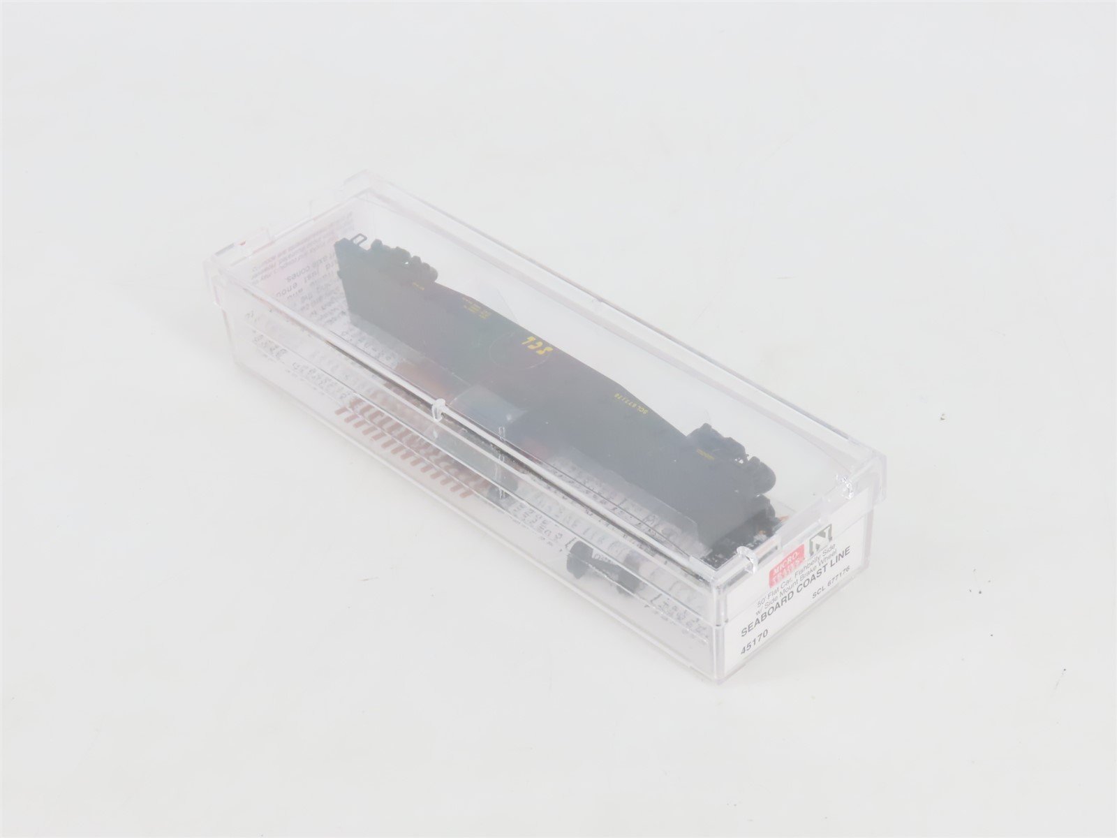N Scale Micro-Trains MTL 45170 SCL Seaboard Coast Line 50' Flat Car #677176