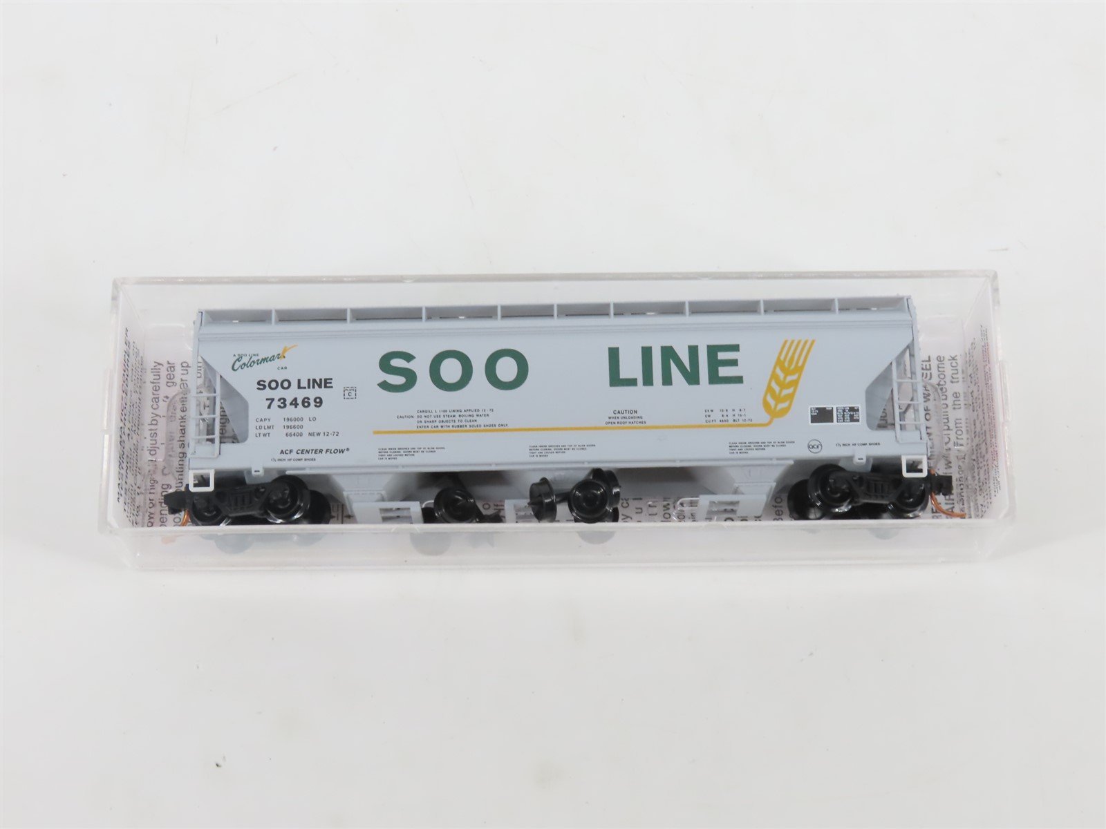 N Scale Micro-Trains MTL 09400150 SOO Line 3-Bay Centerflow Hopper #73469