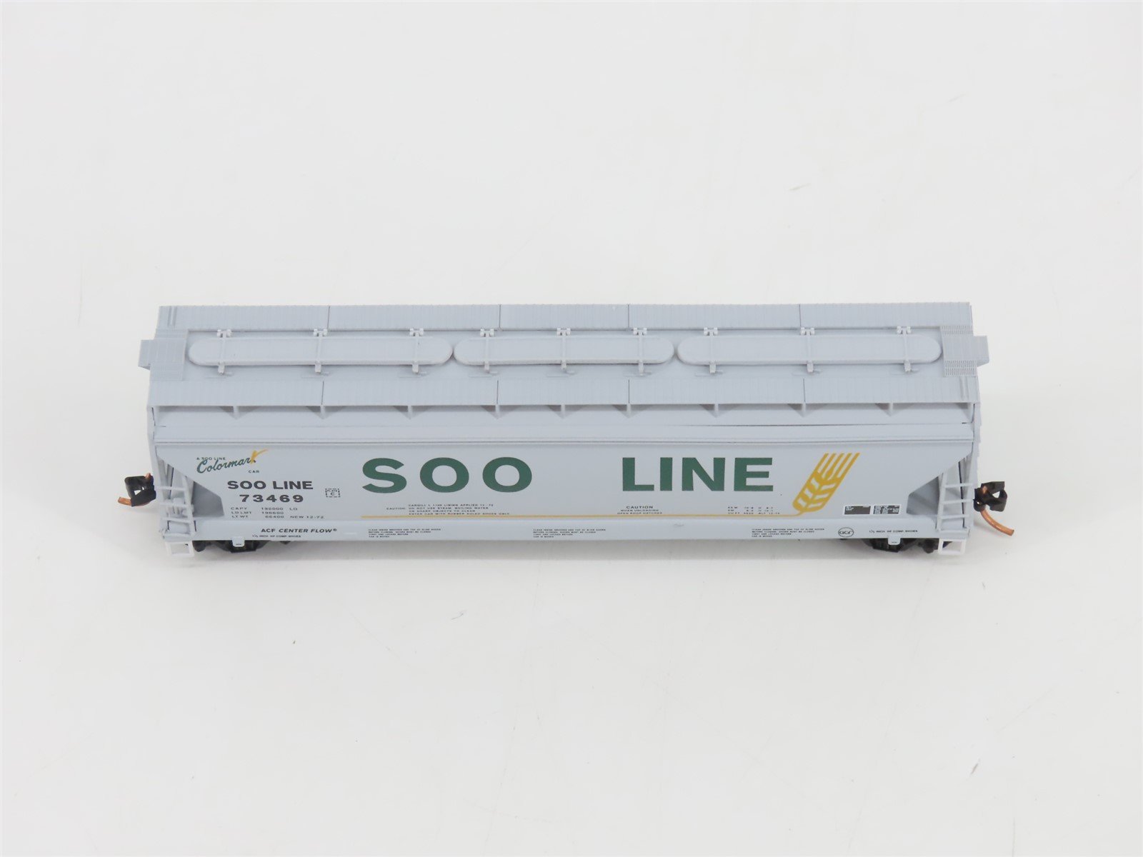 N Scale Micro-Trains MTL 09400150 SOO Line 3-Bay Centerflow Hopper #73469