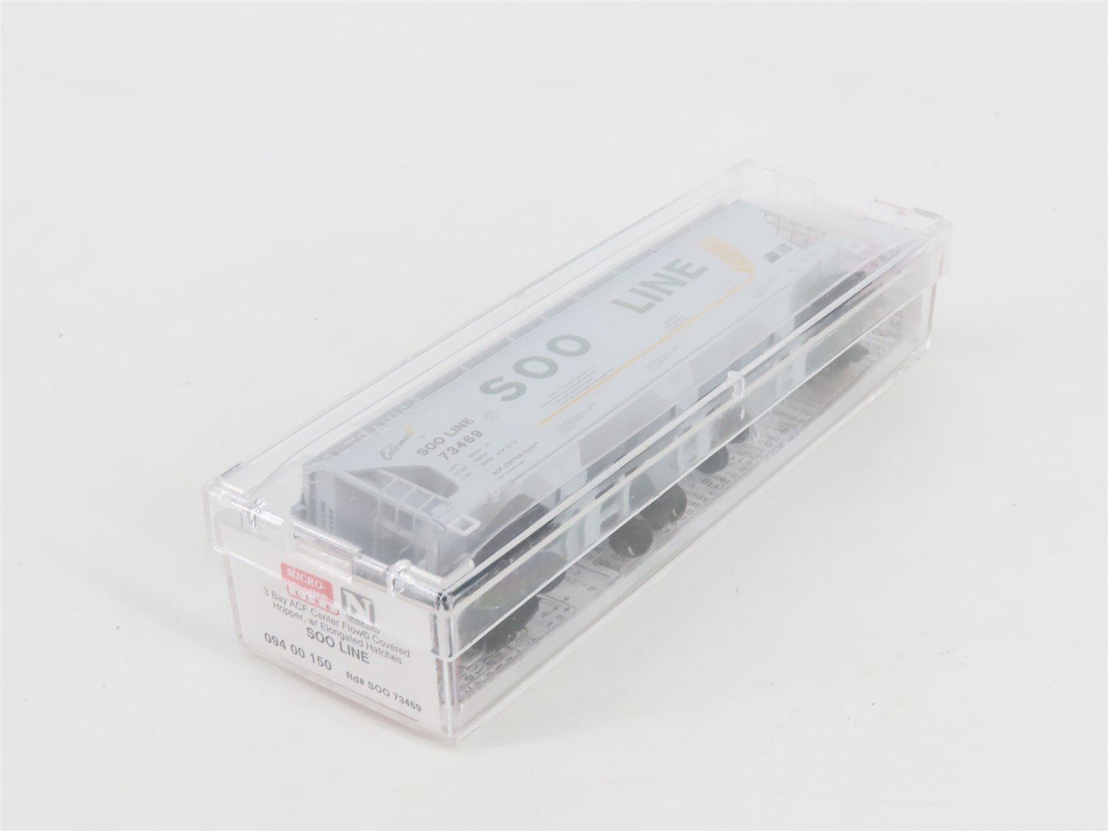 N Scale Micro-Trains MTL 09400150 SOO Line 3-Bay Centerflow Hopper #73469
