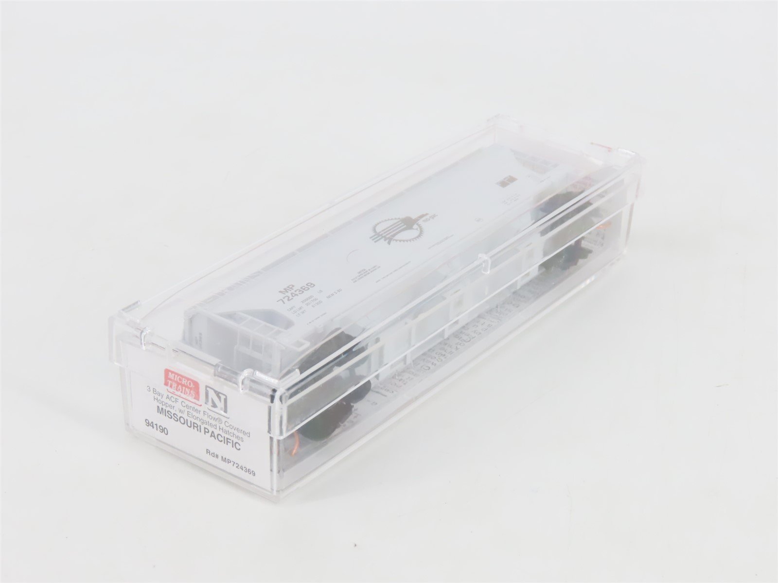N Scale Micro-Trains MTL 94190 MP Mo-Pac 3-Bay Centerflow Hopper #724369