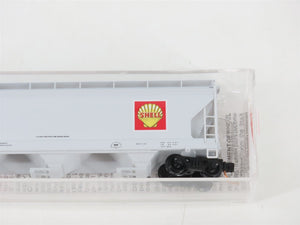 N Scale Micro-Trains MTL 94210 SNFX Shell Oil Co. 3-Bay Centerflow Hopper #4610