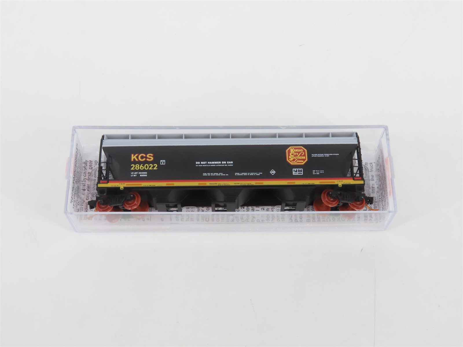 N Scale Micro-Trains MTL 09400270 KCS Kansas City Southern 3-Bay Hopper #286022