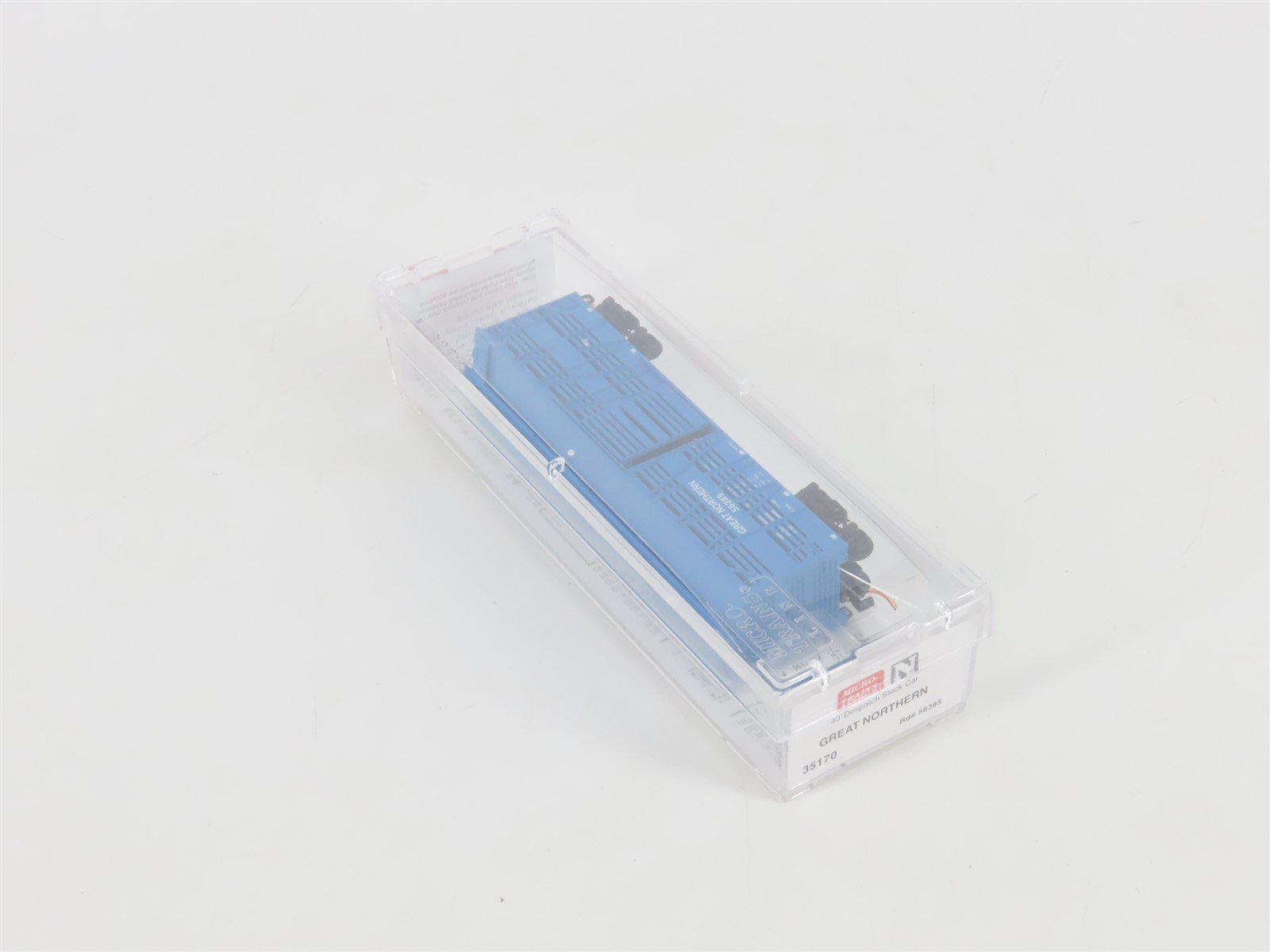 N Scale Micro-Trains MTL 35170 GN Big Sky Blue 40' Despatch Stock Car #56385