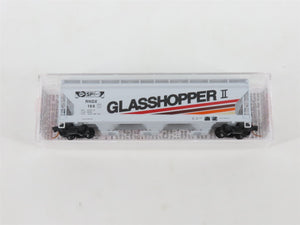 N Micro-Trains MTL 09400240 RNDX Glasshopper II 3-Bay Centerflow Hopper #166