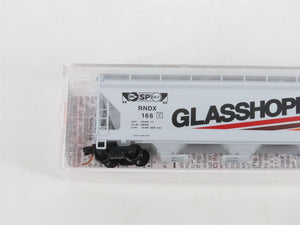 N Micro-Trains MTL 09400240 RNDX Glasshopper II 3-Bay Centerflow Hopper #166