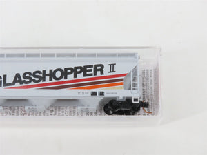 N Micro-Trains MTL 09400240 RNDX Glasshopper II 3-Bay Centerflow Hopper #166