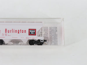 N Micro-Trains MTL 92070 CB&Q Burlington Route 2-Bay Centerflow Hopper #183922