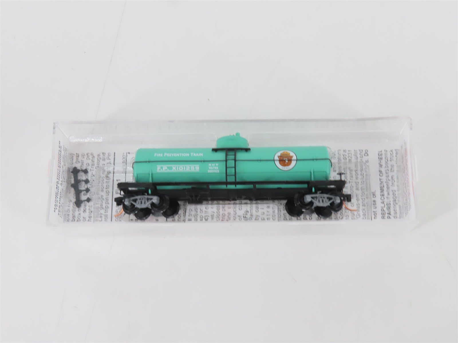 N Scale Micro-Trains MTL 65540 FP MW Smokey Bear Single Dome Tank Car #X101259