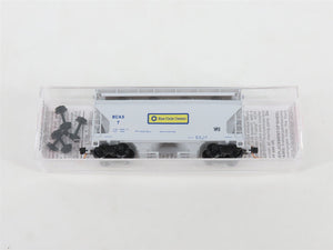 N Micro-Trains MTL 92180 BCAX Blue Circle Cement 2-Bay Centerflow Hopper #7