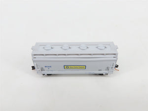 N Micro-Trains MTL 92180 BCAX Blue Circle Cement 2-Bay Centerflow Hopper #7