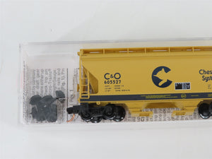 N Scale Micro-Trains MTL 92160 C&O Chessie System 2-Bay Centerflow Hopper 605527