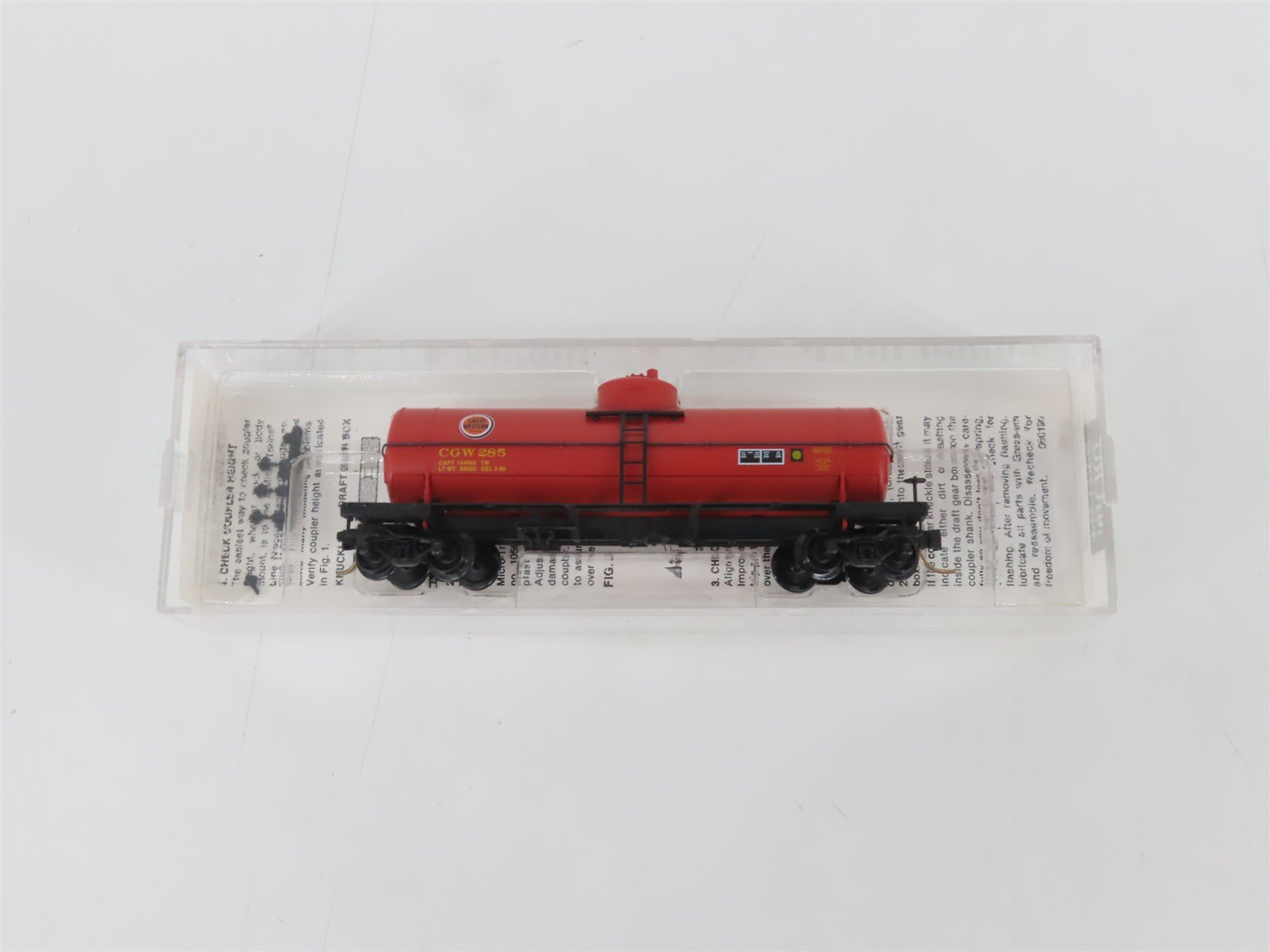 N Micro-Trains MTL 65300 CGW Chicago Great Western Single Dome Tank Car #285