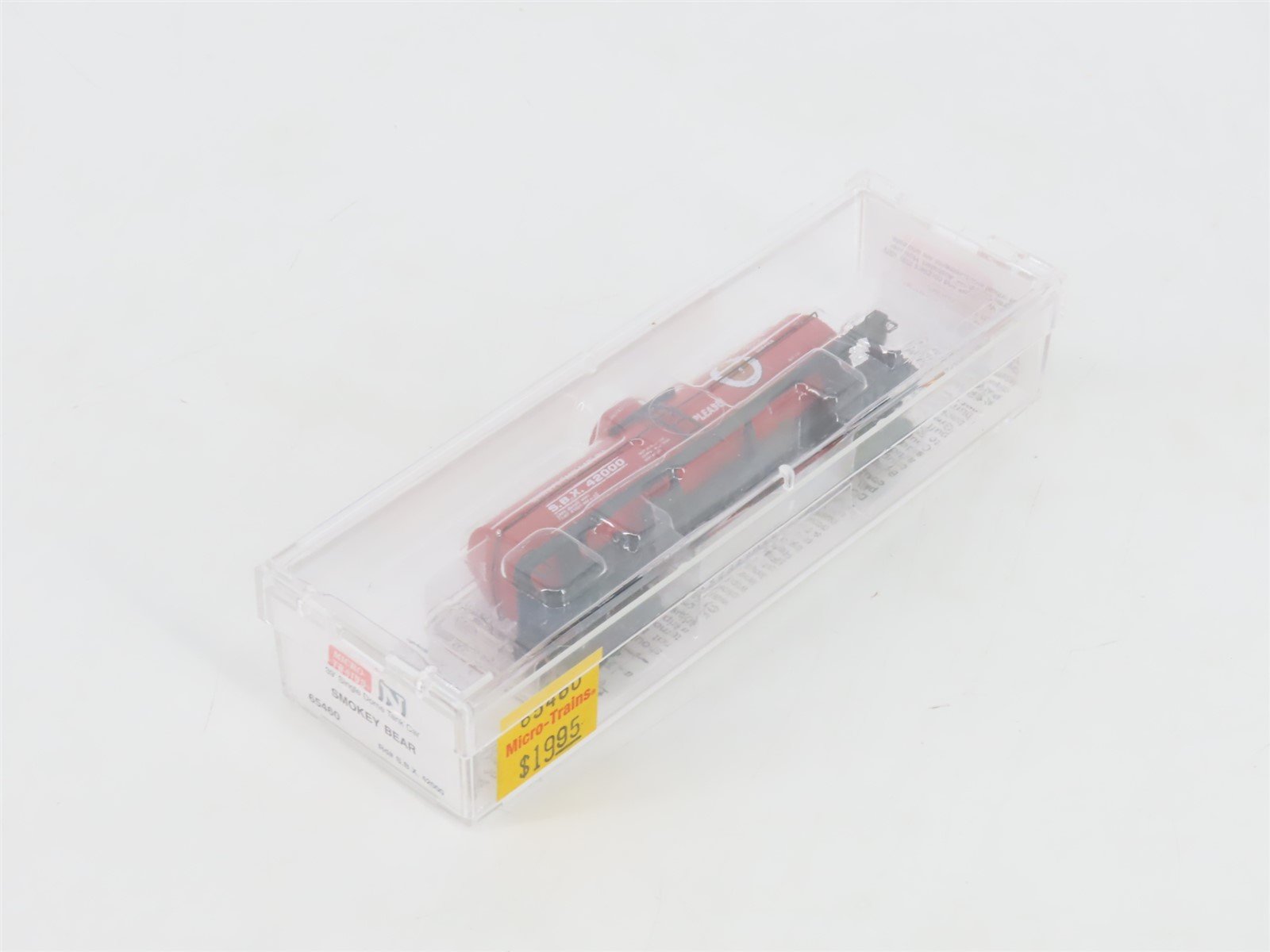 N Scale Micro-Trains MTL 65460 SBX Smokey Bear 39' Single Dome Tank Car #42000