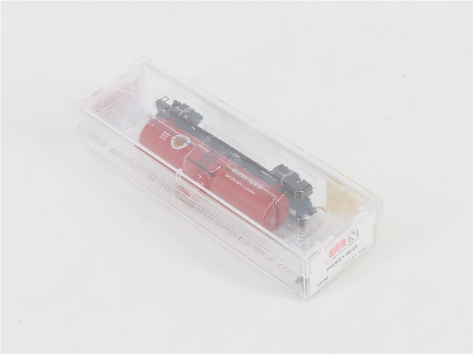 N Scale Micro-Trains MTL 65460 SBX Smokey Bear 39' Single Dome Tank Car #42000
