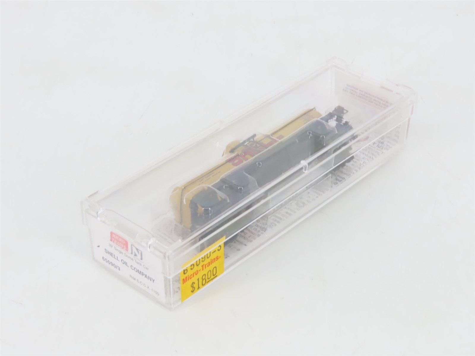 N Scale Micro-Trains MTL 65090/3 SCCX Shell Oil Co. Single Dome Tank Car #1100