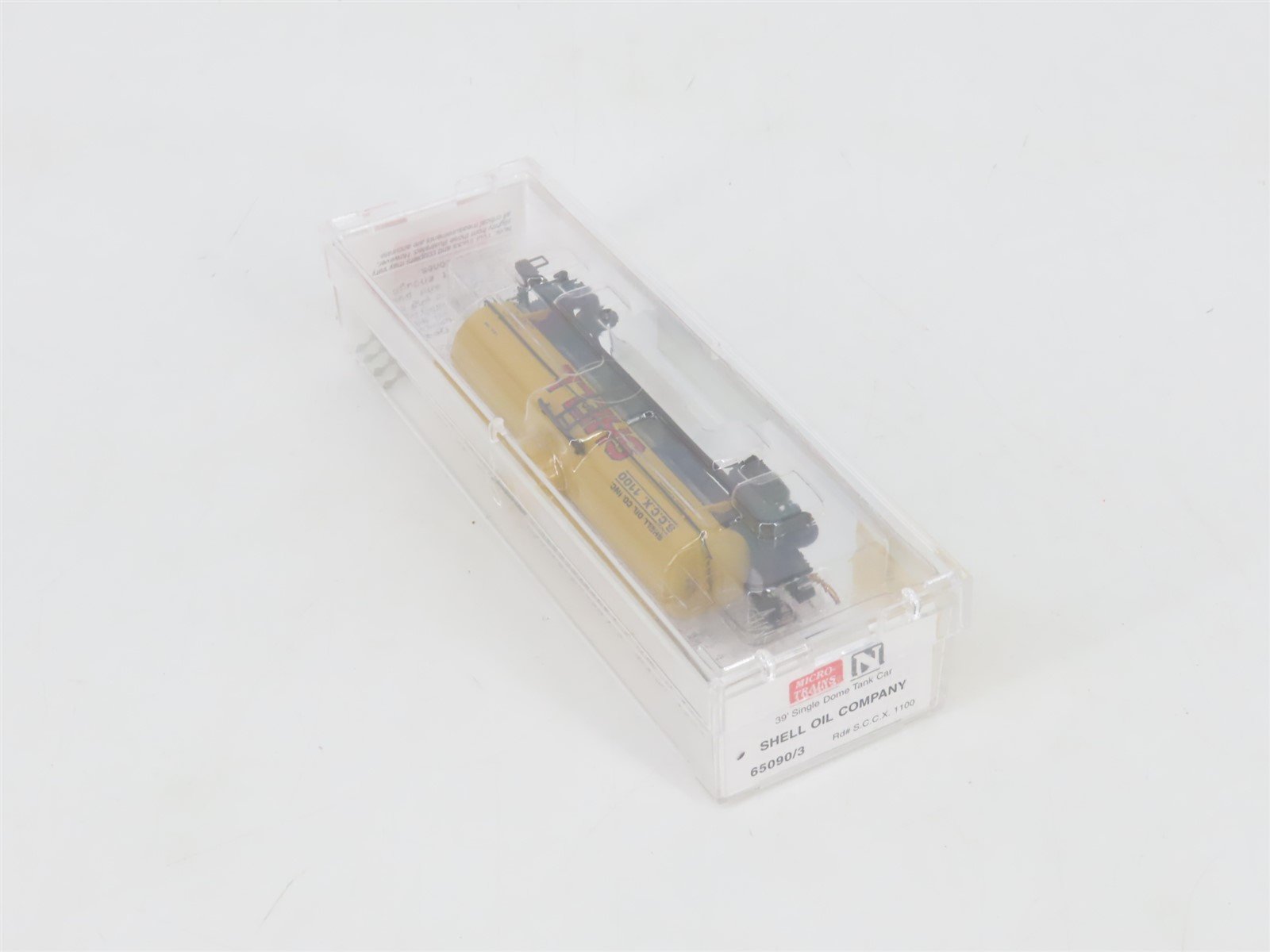 N Scale Micro-Trains MTL 65090/3 SCCX Shell Oil Co. Single Dome Tank Car #1100