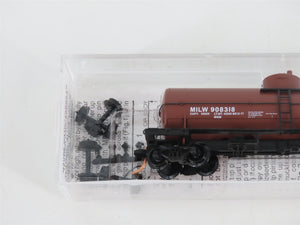 N Scale Micro-Trains MTL 65280 MILW Milwaukee Road Single Dome Tank Car #908318