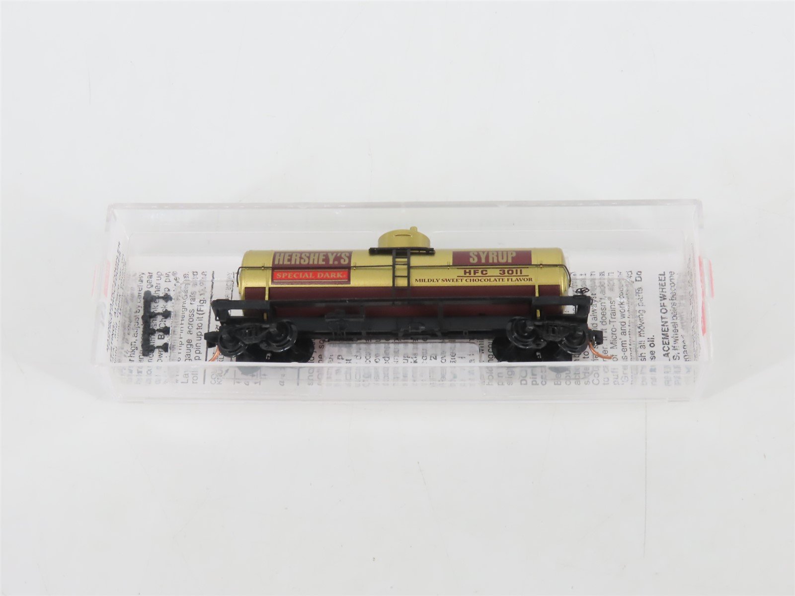 N Scale Micro-Trains MTL 65510 HFC Hershey Syrup 39' Single Dome Tank Car #3011