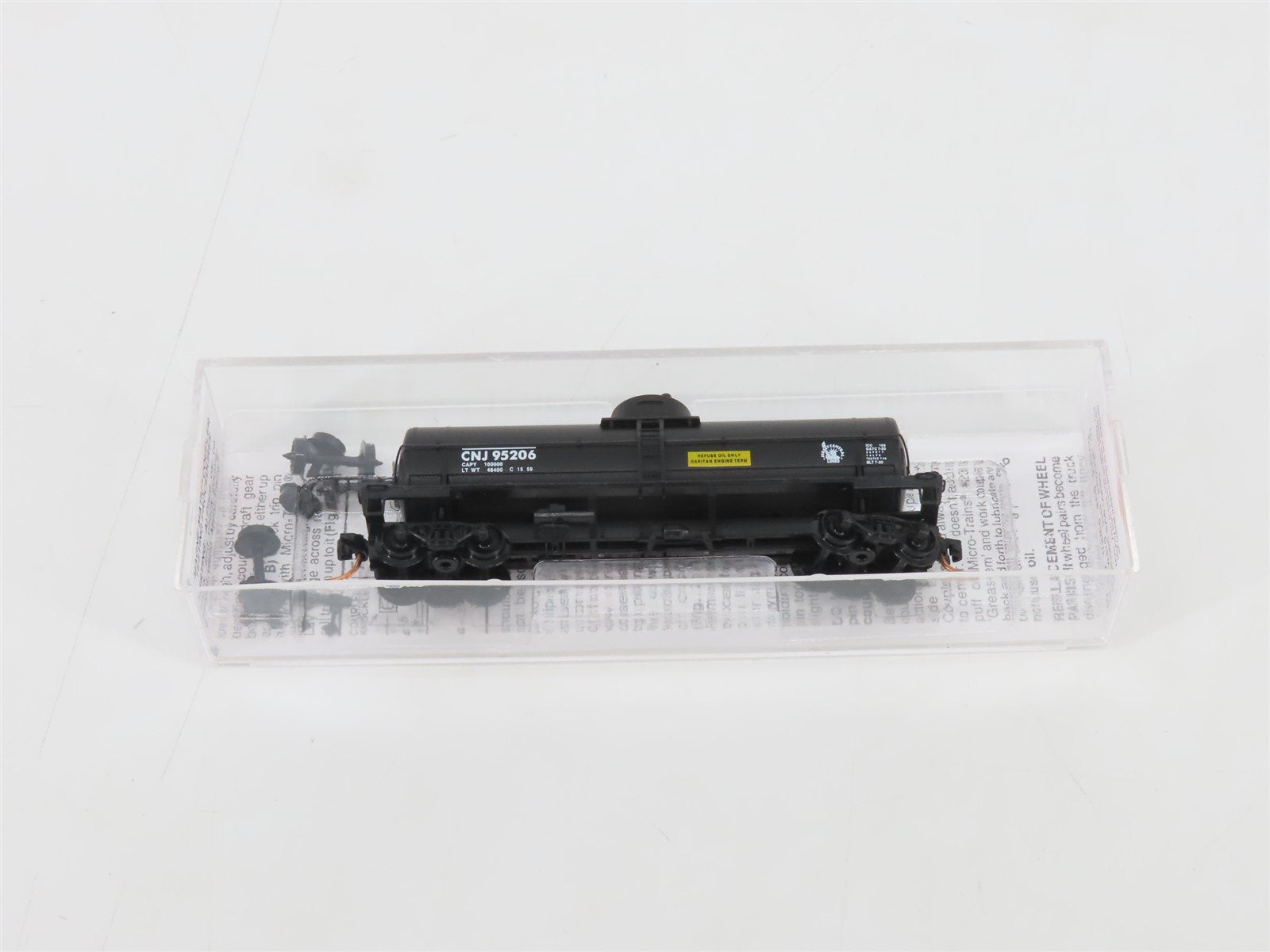 N Scale Micro-Trains MTL 06500290 CNJ Jersey Central Single Dome Tank Car #95206
