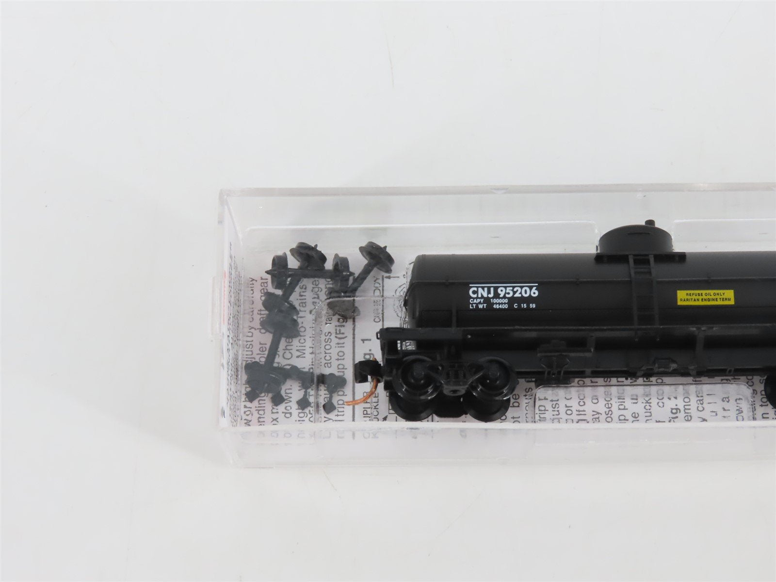 N Scale Micro-Trains MTL 06500290 CNJ Jersey Central Single Dome Tank Car #95206