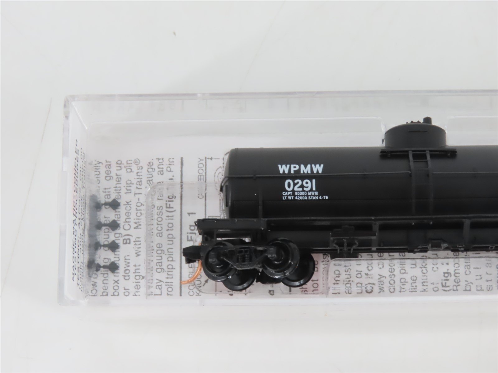 N Scale Micro-Trains MTL 65550 WPMW Western Pacific Single Dome Tank Car #0291