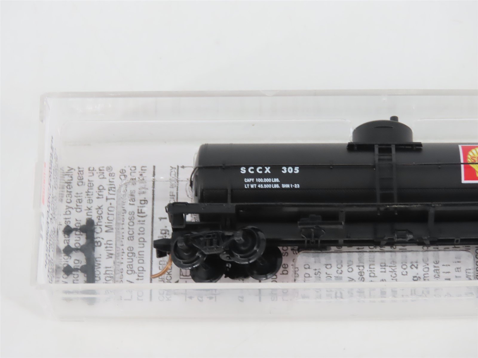 N Scale Micro-Trains MTL 65520 SCCX Shell 39' Single Dome Tank Car #305