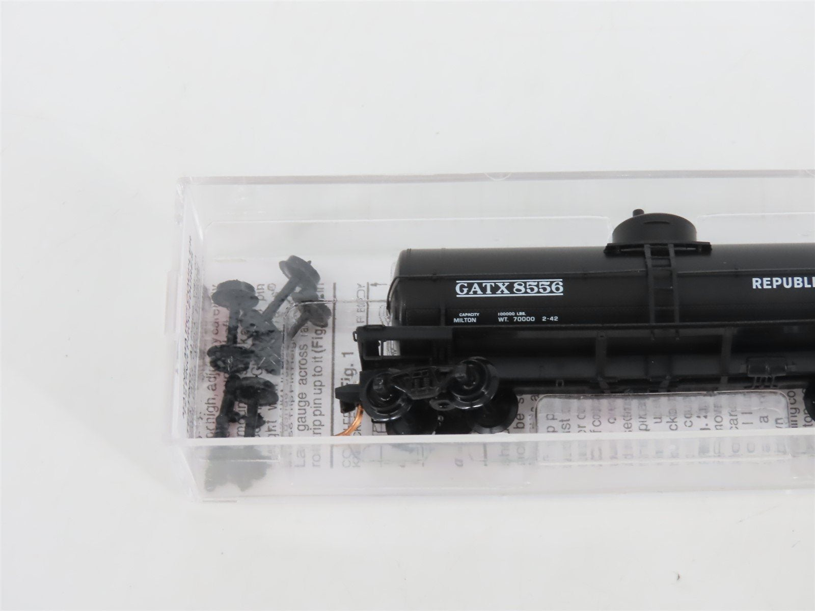 N Micro-Trains MTL 06500600 GATX Republic/Cumberland Single Dome Tank Car #8556