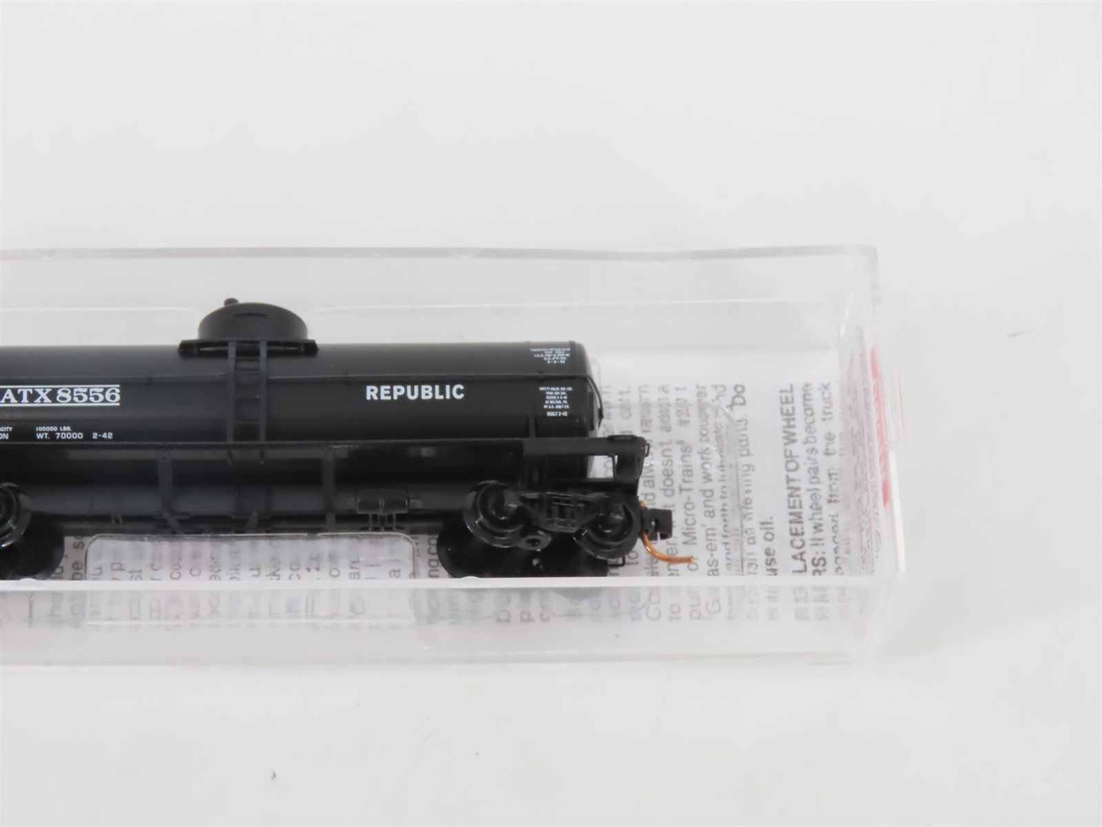 N Micro-Trains MTL 06500600 GATX Republic/Cumberland Single Dome Tank Car #8556