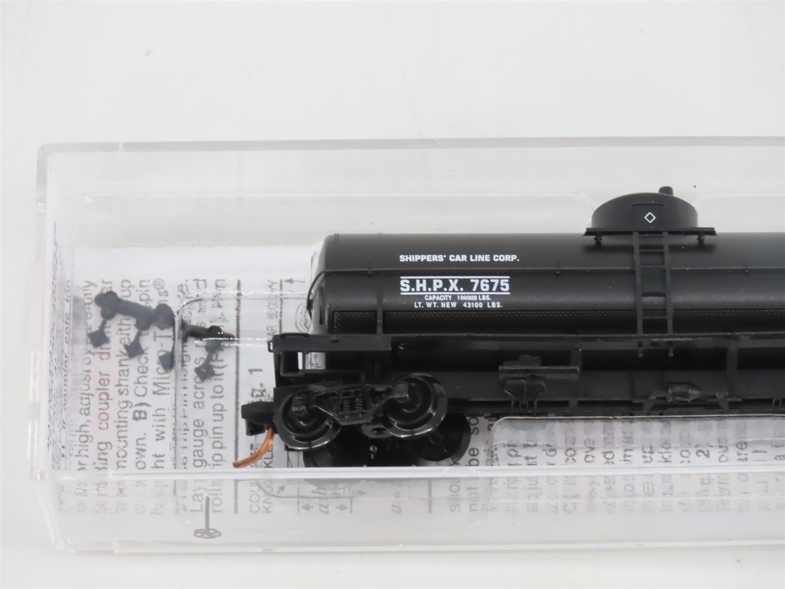 N Scale Micro-Trains MTL 06500170 SHPX Shippers 39' Single Dome Tank Car #7675