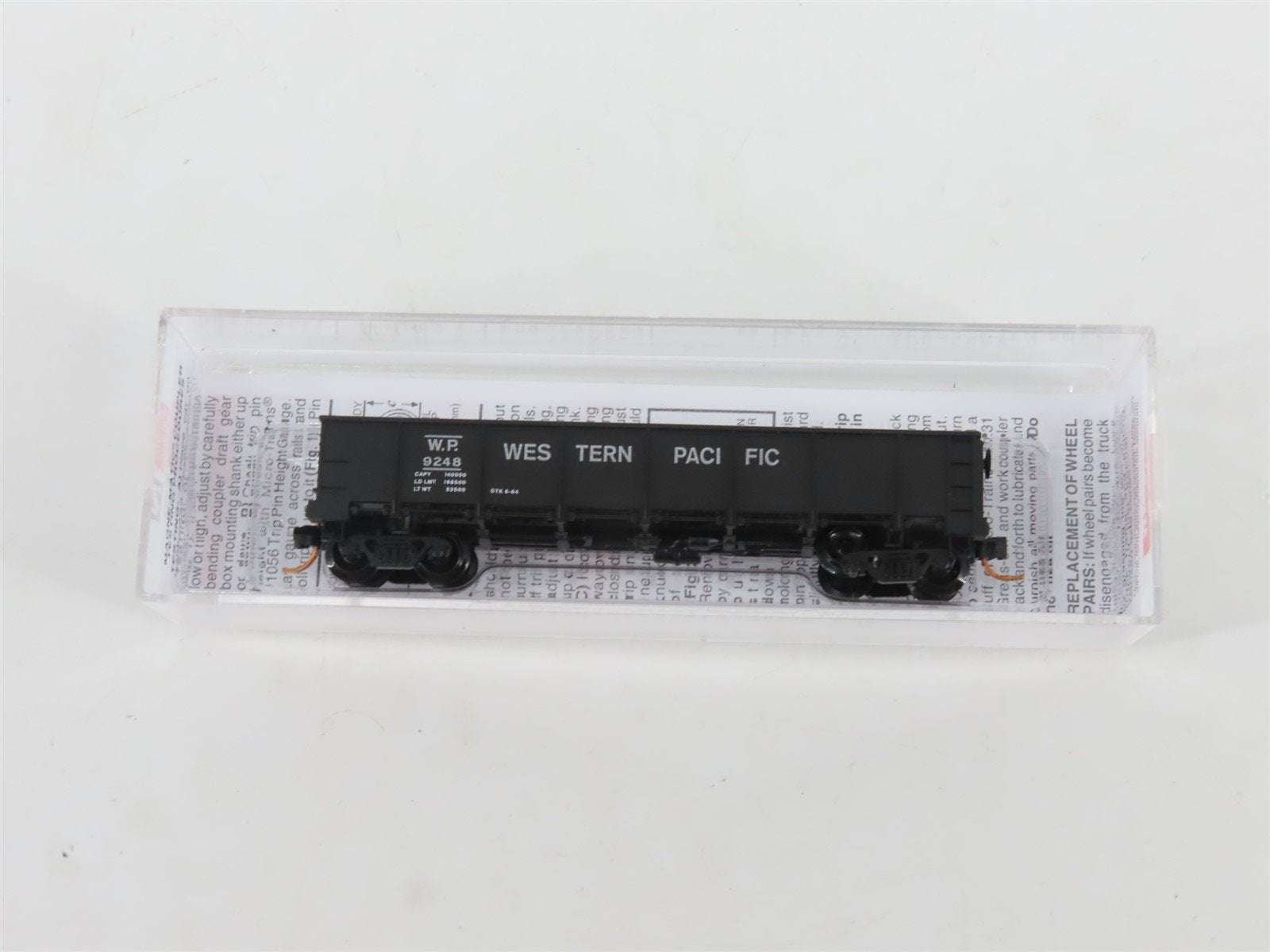N Scale Micro-Trains MTL 08500031 WP Western Pacific 40' Gondola #9248 w/ Load
