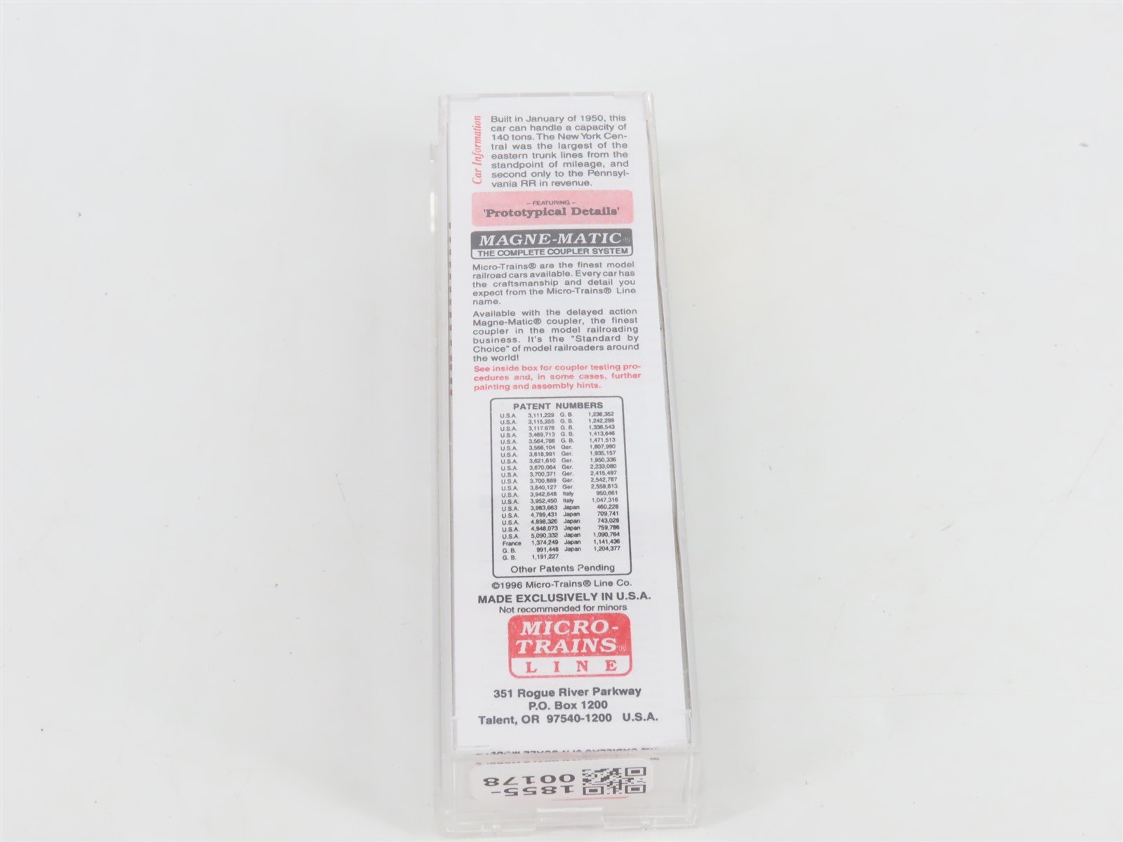 N Scale Micro-Trains MTL 45040 NYC New York Central 50' Flat Car #499853