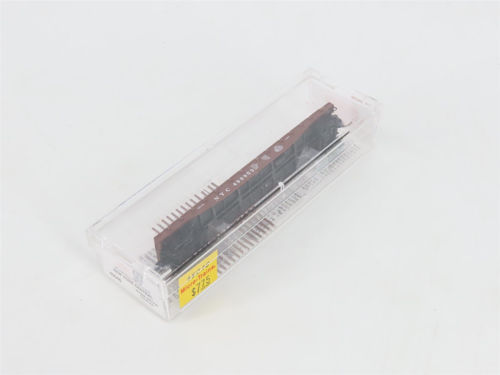N Scale Micro-Trains MTL 45040 NYC New York Central 50' Flat Car #499853