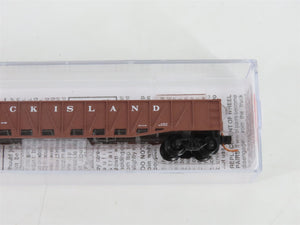 N Scale Micro-Trains MTL 06200040 RI Rock Island 50' Gondola #1176 w/ Load