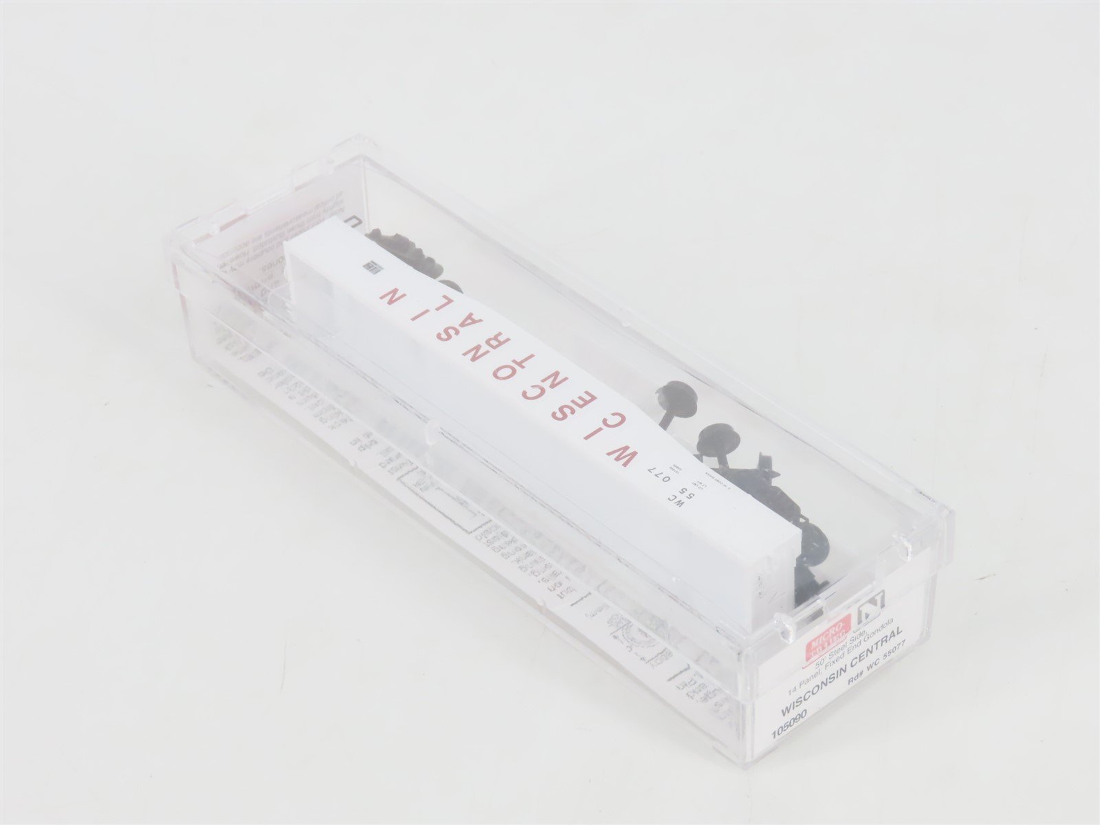 N Scale Micro-Trains MTL 105090 WC Wisconsin Central 50' Gondola #55077
