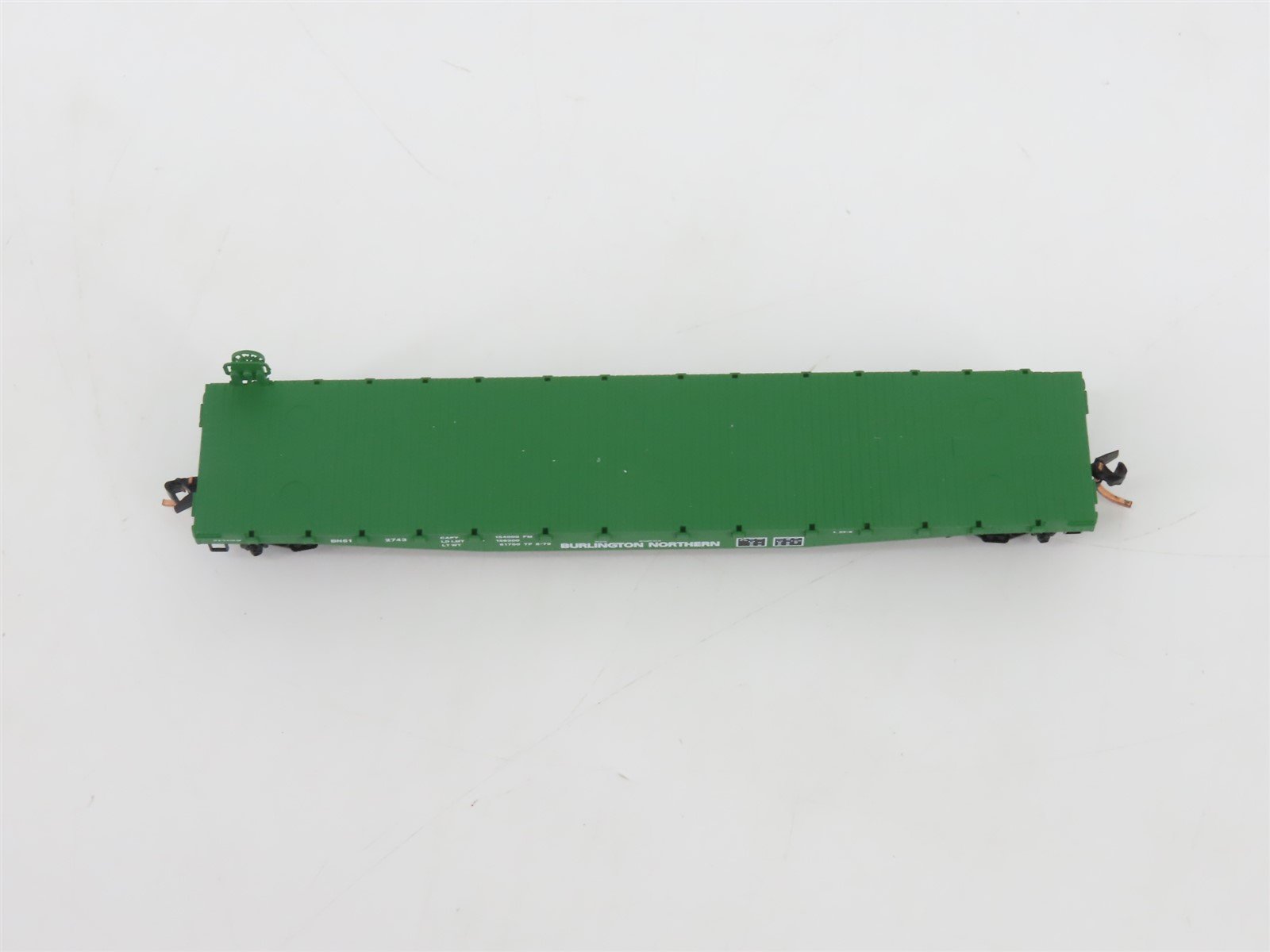N Scale Micro-Trains MTL 45200 BN Burlington Northern 50' Flat Car #612743