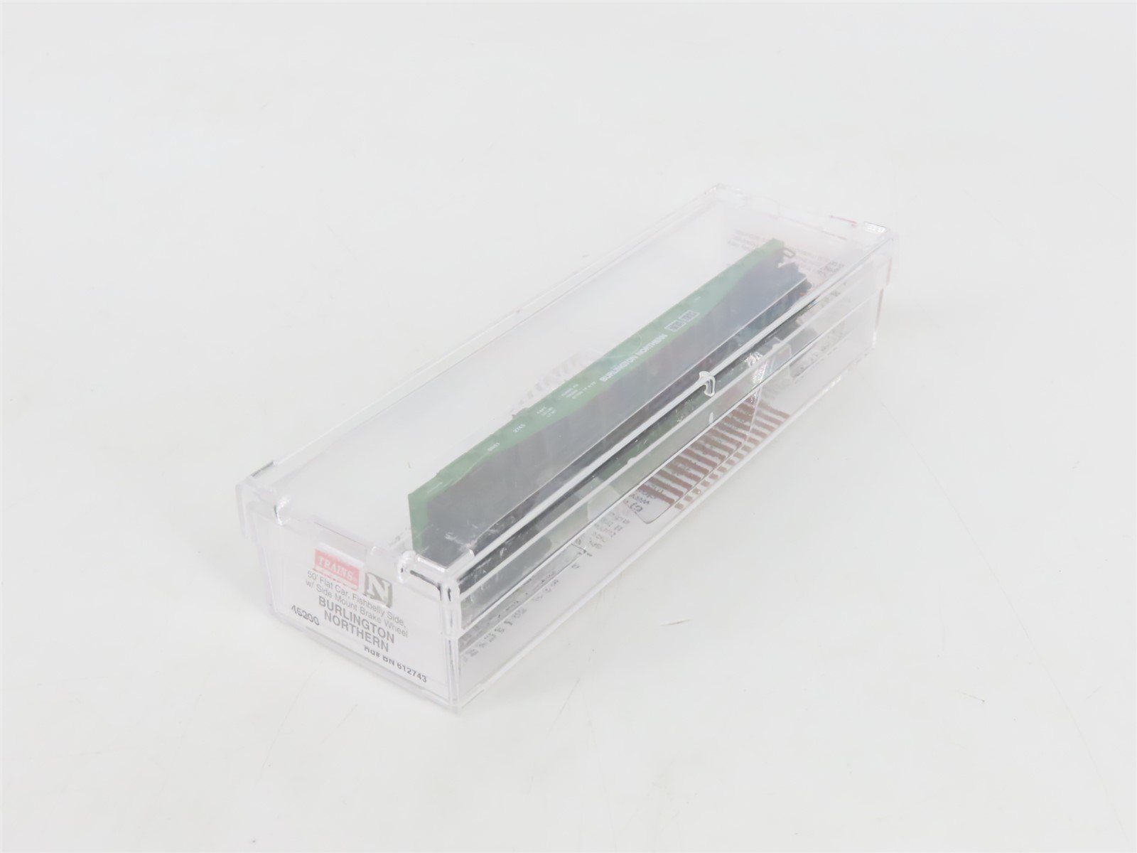 N Scale Micro-Trains MTL 45200 BN Burlington Northern 50' Flat Car #612743