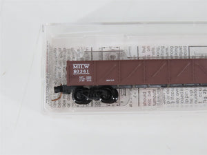 N Scale Micro-Trains MTL 60010 CMStP&P MILW Milwaukee Road 50' Gondola #80361
