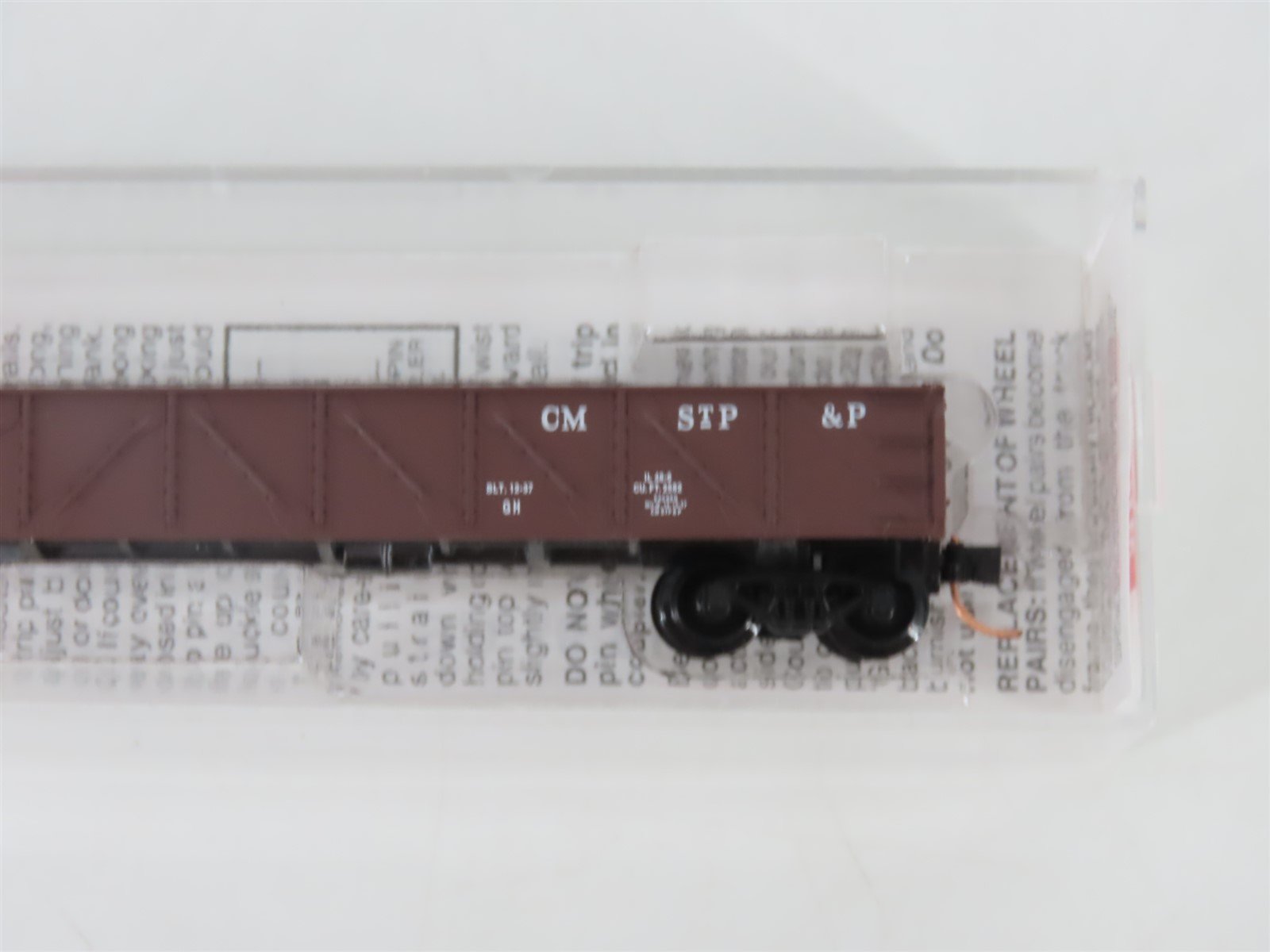N Scale Micro-Trains MTL 60010 CMStP&P MILW Milwaukee Road 50' Gondola #80361